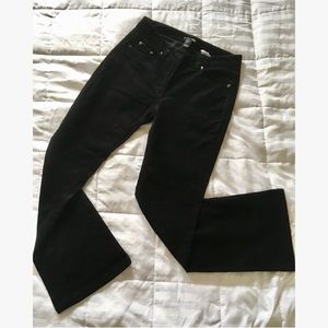 Black Boot-cut Corduroys